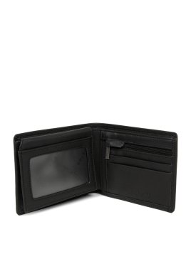 Lancaster 120-11 - CUIR DE VACHETTE - NOIR porte cartes soft vintage homme porte cartes