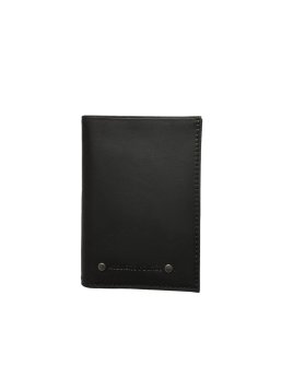 Les Ateliers Foures 970 - CUIR DE VACHETTE - NOIR les ateliers foures-baroudeur-porte papiers porte cartes
