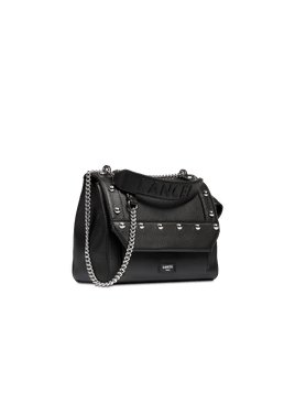 Lancel A13380 - CUIR DE VACHETTE - NOIR porté travers ninon de lancel Sacs à mains