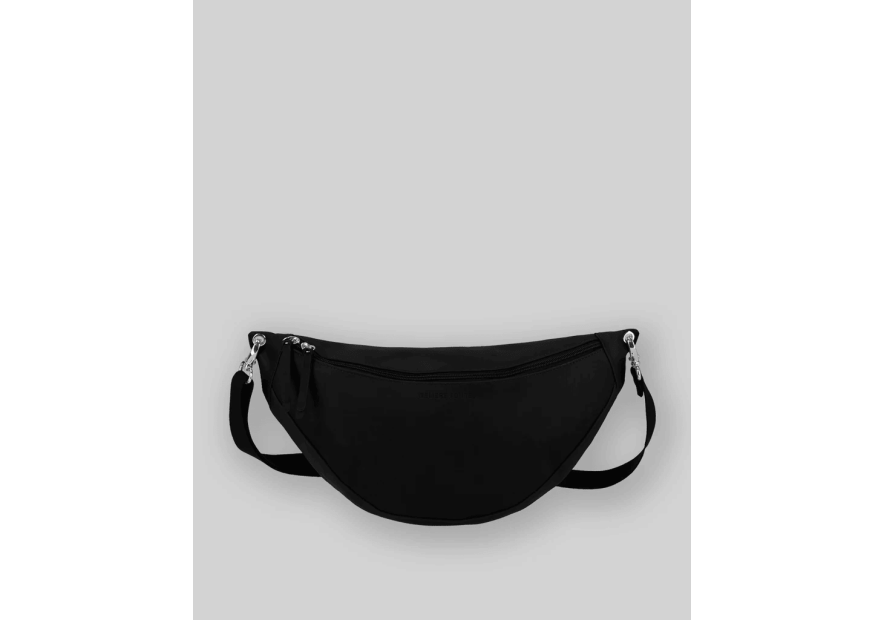 Les Ateliers Foures B124 - CUIR DE VACHETTE - NOIR les ateliers foures-baroudeuse-banane l Sacs à mains