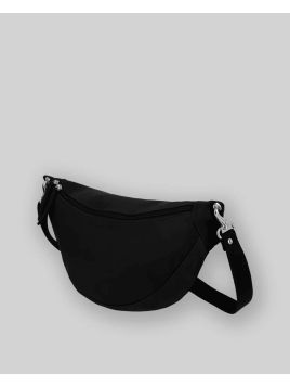 Les Ateliers Foures B124 - CUIR DE VACHETTE - NOIR les ateliers foures-baroudeuse-banane l Sacs à mains