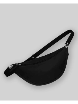 Les Ateliers Foures B124 - CUIR DE VACHETTE - NOIR les ateliers foures-baroudeuse-banane l Sacs à mains