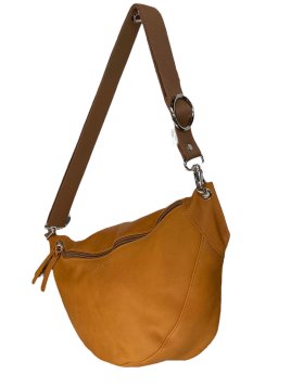 Les Ateliers Foures B124 - CUIR DE VACHETTE - LION les ateliers foures-baroudeuse-banane l Sacs à mains