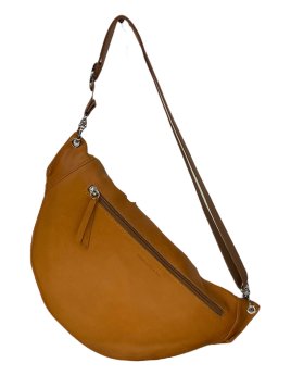 Les Ateliers Foures B124 - CUIR DE VACHETTE - LION les ateliers foures-baroudeuse-banane l Sacs à mains