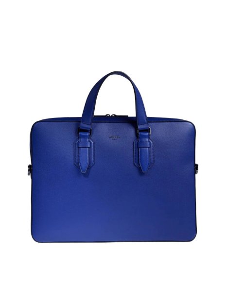 Lancel A13432 - CUIR DE VACHETTE - BLEU porte document lancel charlie sac-business