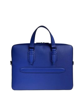 Lancel A13432 - CUIR DE VACHETTE - BLEU porte document lancel charlie Sac business