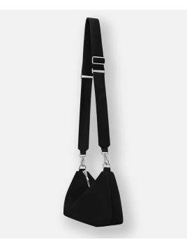 Les Ateliers Foures I326 - CUIR DE VACHETTE - NOIR sac bandoulière besace évasé iliade Sacs à mains