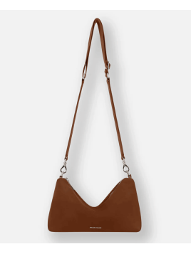 Les Ateliers Foures I326 - CUIR DE VACHETTE - FAUVE sac bandoulière besace évasé iliade Sacs à mains