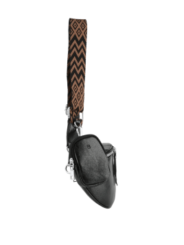 MIA & JOY MJ1706 - POLYURÉTHANE - NOIR banane en toile enduite mia et joy Sacs à mains