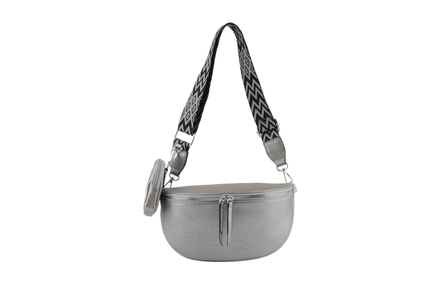 MIA & JOY MJ1706 - POLYURÉTHANE - ARGENT banane en toile enduite mia et joy Sacs à mains