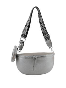 MIA & JOY MJ1706 - POLYURÉTHANE - ARGENT banane en toile enduite mia et joy Sacs à mains