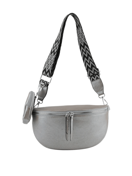 MIA & JOY MJ1706 - POLYURÉTHANE - ARGENT banane en toile enduite mia et joy Sacs à mains