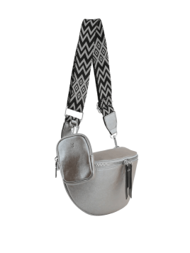 MIA & JOY MJ1706 - POLYURÉTHANE - ARGENT banane en toile enduite mia et joy Sacs à mains