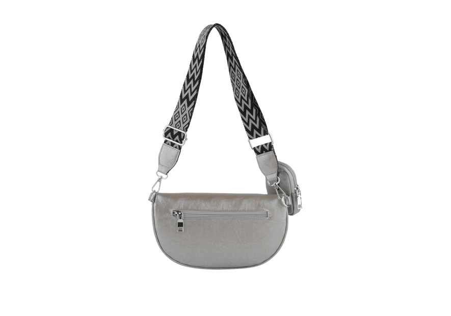 MIA & JOY MJ1706 - POLYURÉTHANE - ARGENT banane en toile enduite mia et joy Sacs à mains