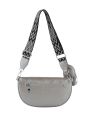 MIA &  JOY MJ1706 - POLYURÉTHANE - ARGENT banane en toile enduite mia et joy sacs-a-mains