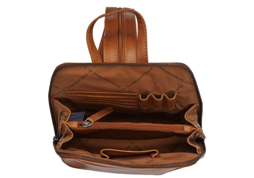 the chesterfield C58.0235 - CUIR DE VACHETTE - CO sac à dos claire Sacs à mains