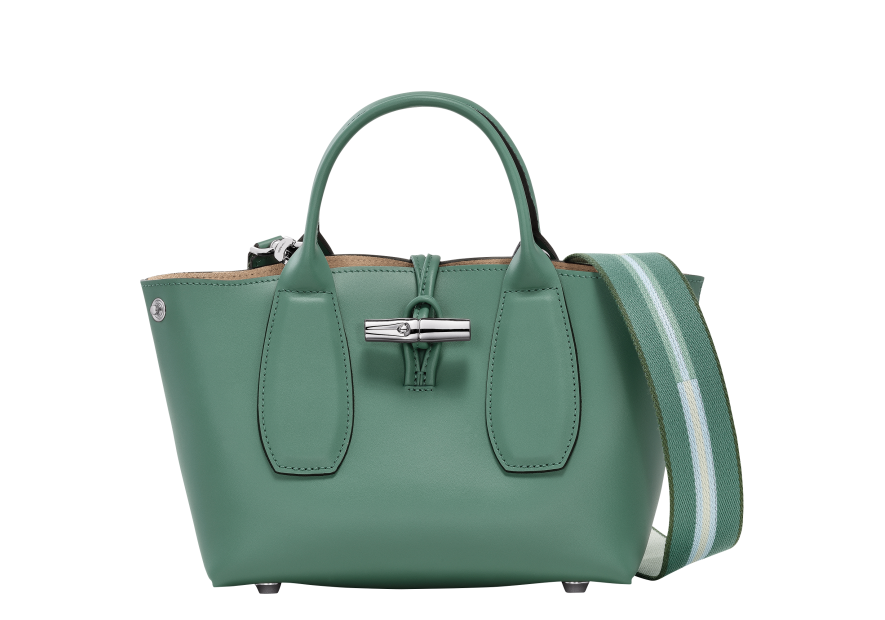 Longchamp 10058/HCN - CUIR DE VEAU - SAUGE roseau box m Sacs à mains