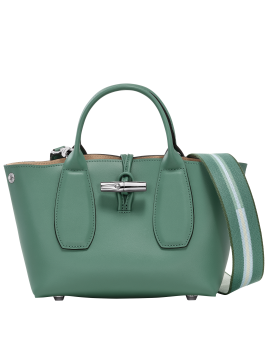 Longchamp 10058/HCN - CUIR DE VEAU - SAUGE roseau box m Sacs à mains