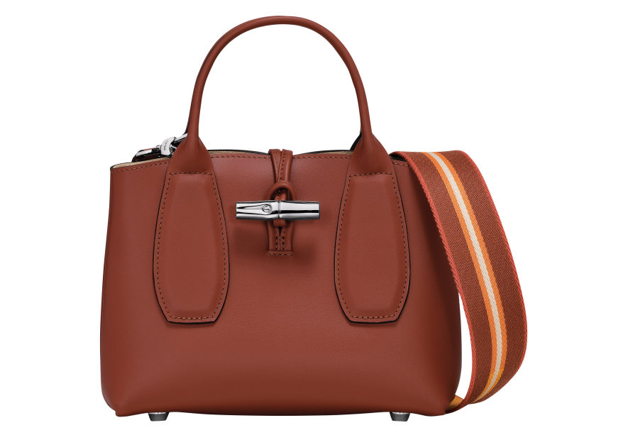 Longchamp 10058/HCN - CUIR DE VEAU - ACAJO roseau box m Sacs à mains