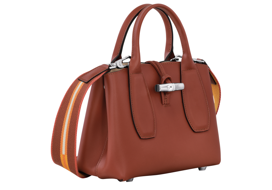 Longchamp 10058/HCN - CUIR DE VEAU - ACAJO roseau box m Sacs à mains