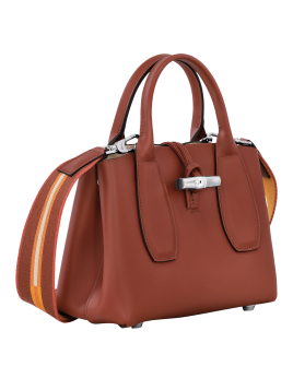 Longchamp 10058/HCN - CUIR DE VEAU - ACAJO roseau box m Sacs à mains