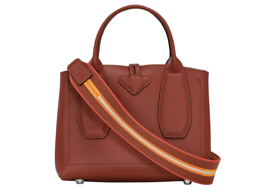 Longchamp 10058/HCN - CUIR DE VEAU - ACAJO roseau box m Sacs à mains