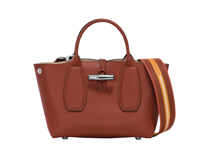 Longchamp 10058/HCN - CUIR DE VEAU - ACAJO roseau box m Sacs à mains