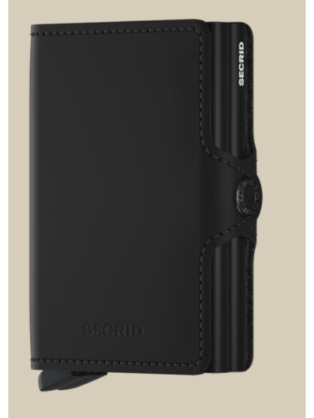 Secrid TM. - CUIR DE VACHETTE - NOIR twinwallet porte cartes porte cartes