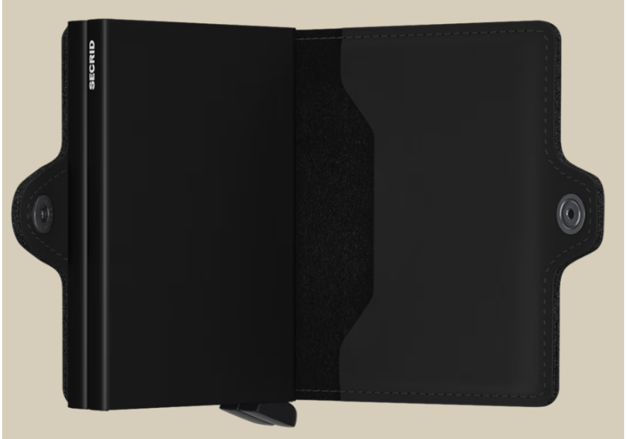 Secrid TM. - CUIR DE VACHETTE - NOIR twinwallet porte cartes porte cartes