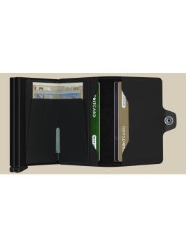 Secrid TM. - CUIR DE VACHETTE - NOIR twinwallet porte cartes porte cartes