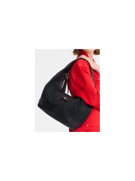 Longchamp 10333HIG - CUIR DE CHEVRE - NOIR sac porté épaule l sacs-a-mains