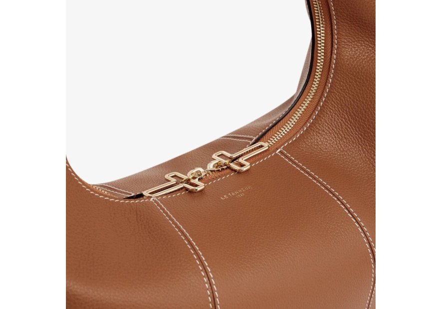 Le Tanneur TJET1410 - CUIR DE VACHETTE - TA le tanneur - juliette- sac hobo porté épaule shopping
