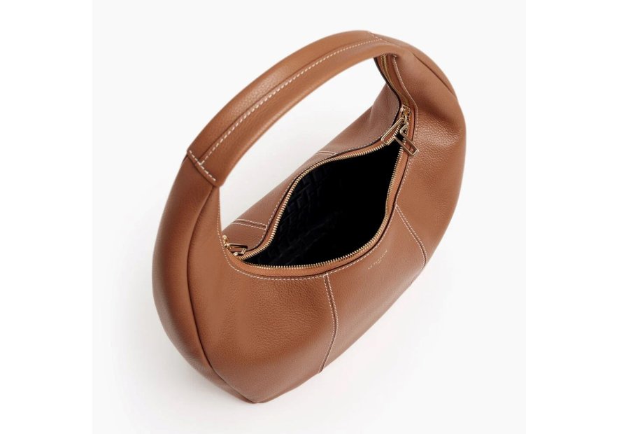Le Tanneur TJET1410 - CUIR DE VACHETTE - TA le tanneur - juliette- sac hobo porté épaule shopping