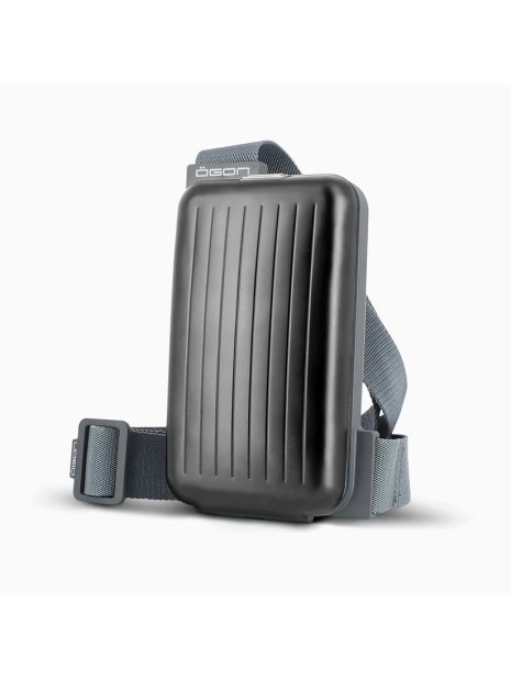 Ögon Design PHONE BAG - ALUMINIUM - NOIR ögon-phone bag-banane bandoulière banane-d-epaule