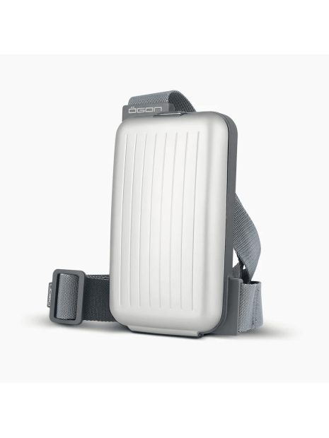 Ögon Design PHONE BAG - ALUMINIUM - SILVER ögon-phone bag-banane bandoulière banane-d-epaule