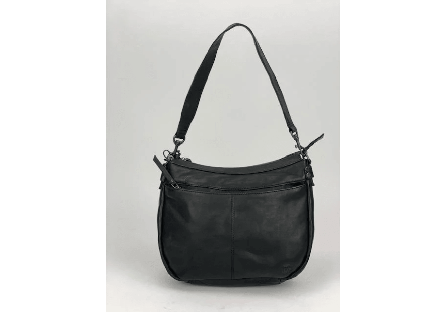 Bear Design CP1939 - CUIR DE VACHETTE - NOIR bear - classic poches- porté épaule shopping