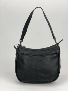 Bear Design CP1939 - CUIR DE VACHETTE - NOIR bear - classic poches- porté épaule shopping