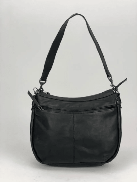 Bear Design CP1939 - CUIR DE VACHETTE - NOIR bear - classic poches- porté épaule shopping