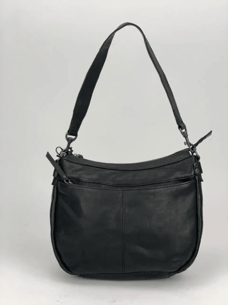 Bear Design CP1939 - CUIR DE VACHETTE - NOIR bear - classic poches- porté épaule sac-a-main-shopping-toile-ou-cuir