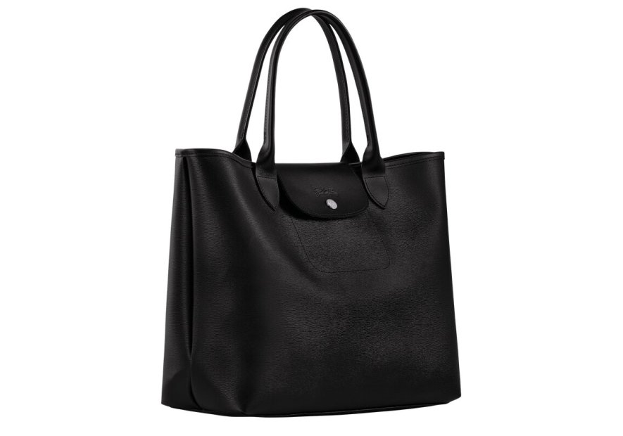 Longchamp 10182/HYQ - POLYURÉTHANE - NOIR longchamp-le pliage city-trotteur Sacs à mains