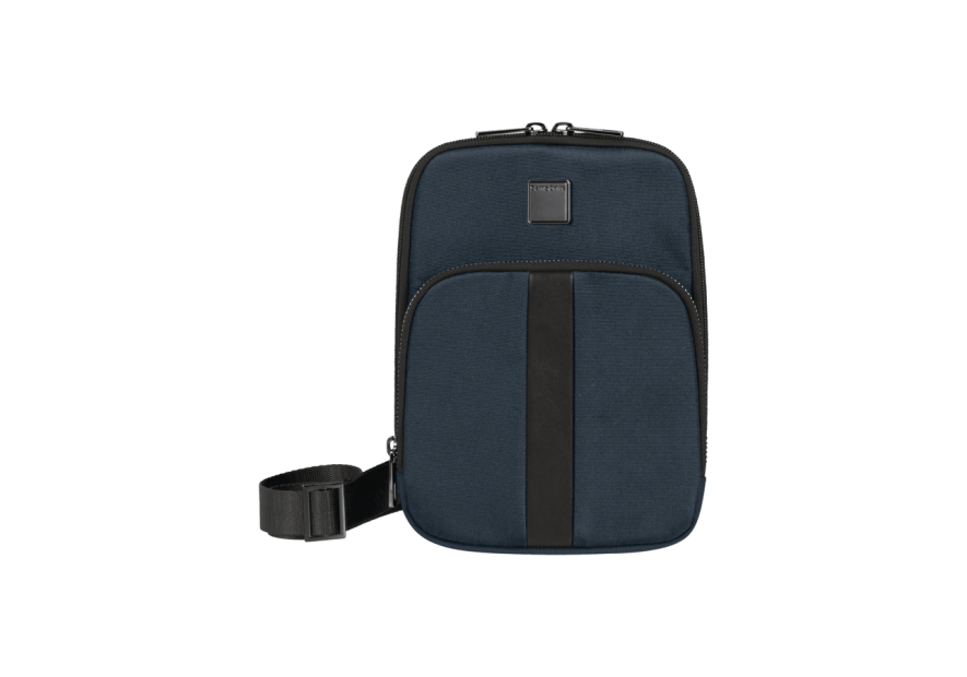 Samsonite 146474 - POLYESTER - BLEU sackquare- samsonite- sacoche porté travers sac h zip
