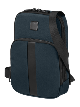 Samsonite 146474 - POLYESTER - BLEU sackquare- samsonite- sacoche porté travers sac h zip