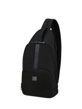 Samsonite 146476 - POLYESTER - NOIR sac homme style holster samsonite sacksquare banane d'epaule