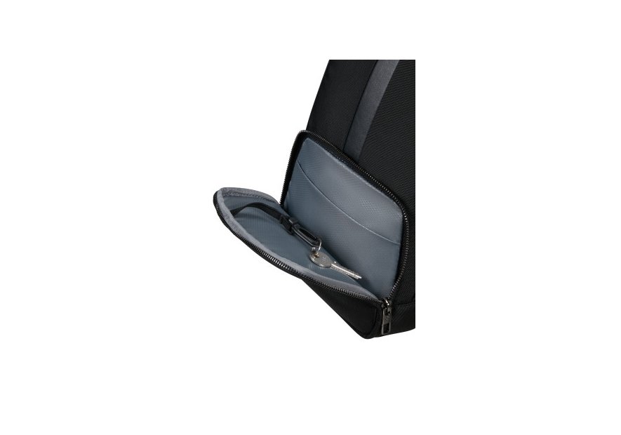 Samsonite 146476 - POLYESTER - NOIR sac homme style holster samsonite sacksquare banane d'epaule