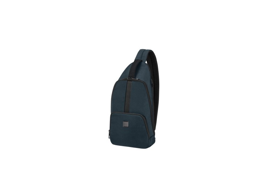 Samsonite 146476 - POLYESTER - BLEU sac homme style holster samsonite sacksquare banane d'epaule