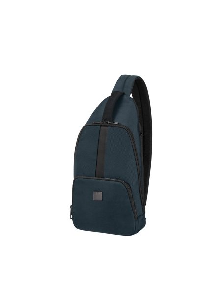 Samsonite 146476 - POLYESTER - BLEU sac homme style holster samsonite sacksquare banane d'epaule