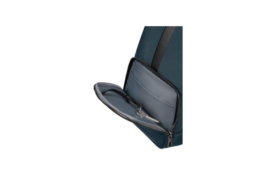Samsonite 146476 - POLYESTER - BLEU sac homme style holster samsonite sacksquare banane d'epaule