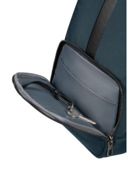 Samsonite 146476 - POLYESTER - BLEU sac homme style holster samsonite sacksquare banane d'epaule