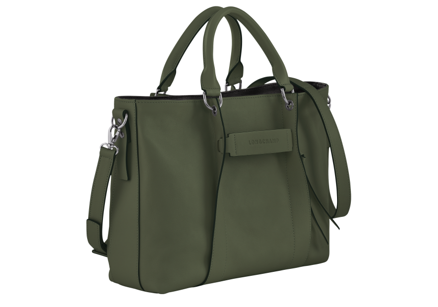 Longchamp 10198HCV - CUIR DE VEAU - KAKI sac cabas l 3d Sacs à mains