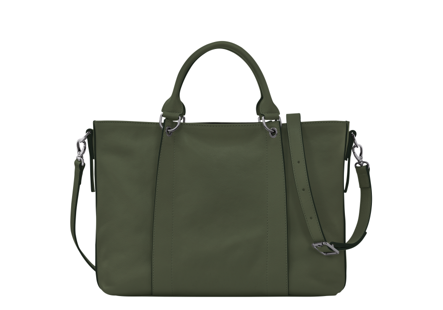 Longchamp 10198HCV - CUIR DE VEAU - KAKI sac cabas l 3d Sacs à mains